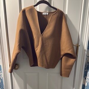 V-Neck Brown Sweater
